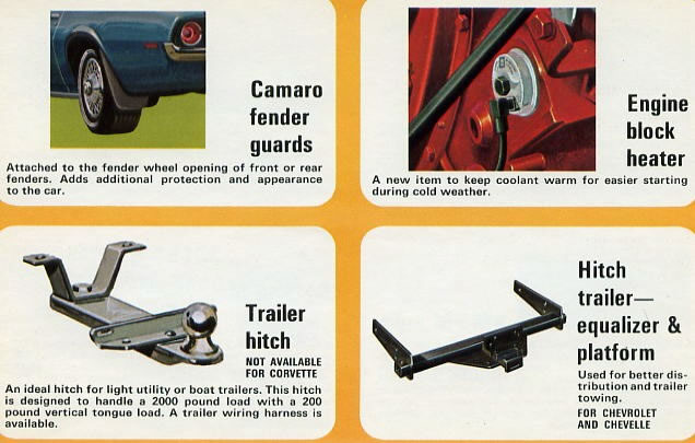 1971 Chevrolet Accessories Booklet Page 5